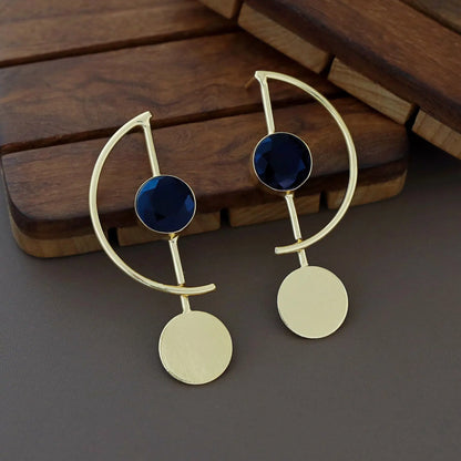 Shape Round Glossy Earring
