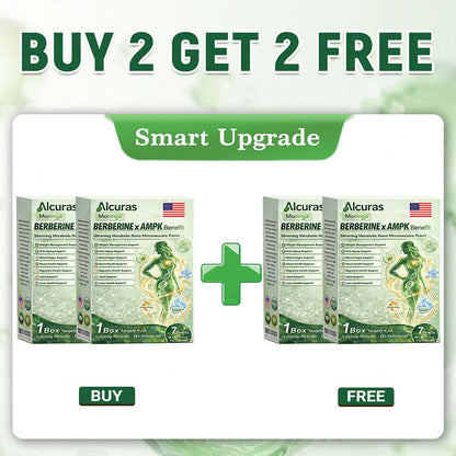 🇺🇸Alcuras™ Moringa × Berberine × AMPK 8-Benefit Slimming & Met0abolic Nano Microneedle Patch🌿