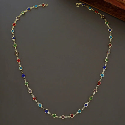 Multicolour Long Neckpiece