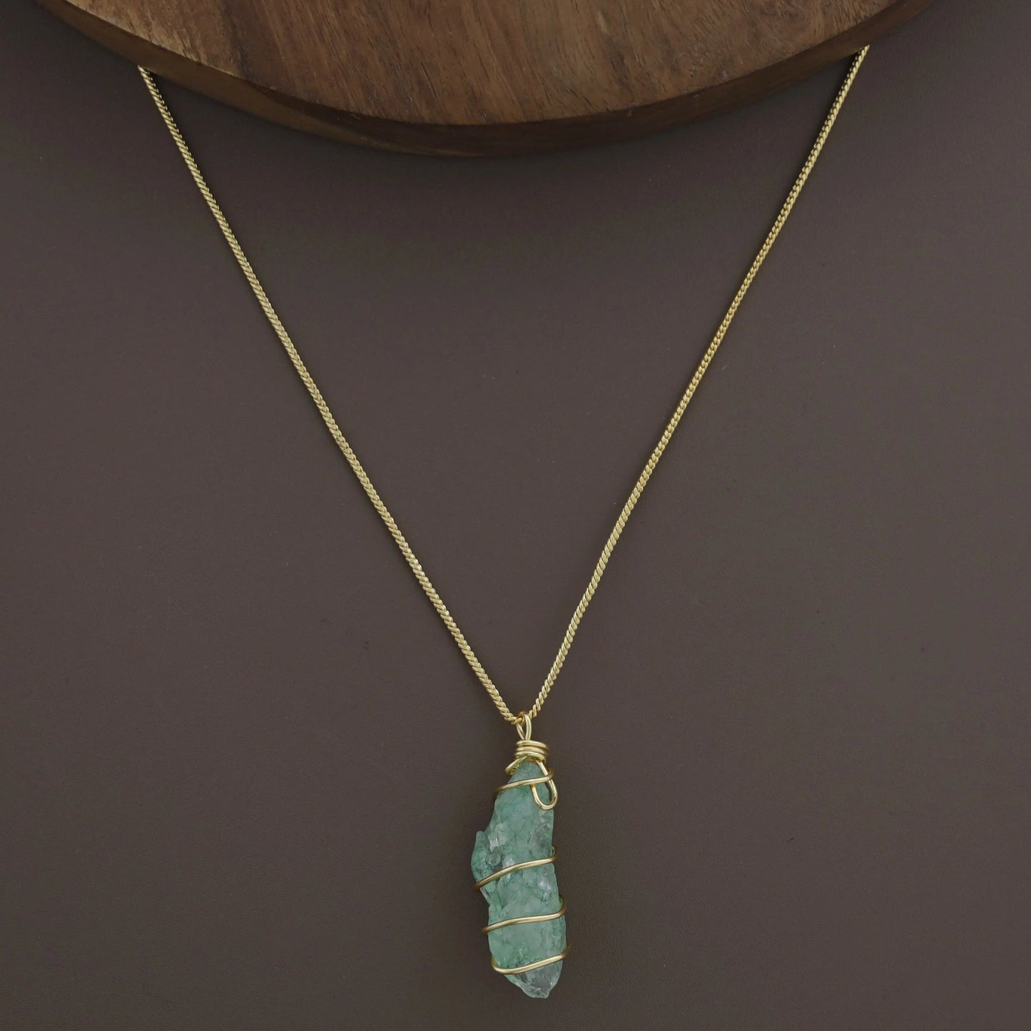 Binded Dyed Stone Neckpiece