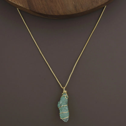 Binded Dyed Stone Neckpiece