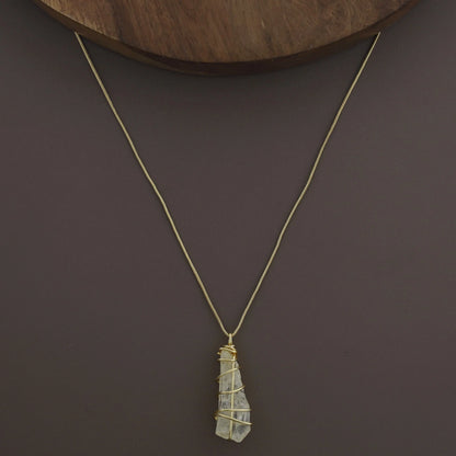 Binded Dyed Stone Neckpiece