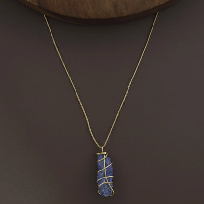 Binded Dyed Stone Neckpiece