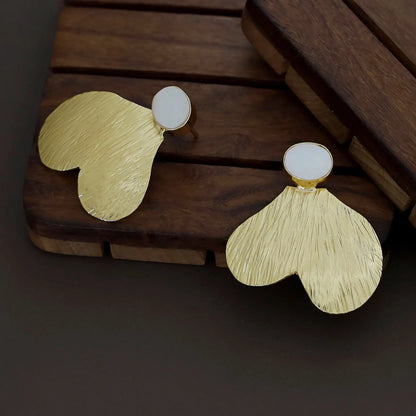 Golden Heart Earring